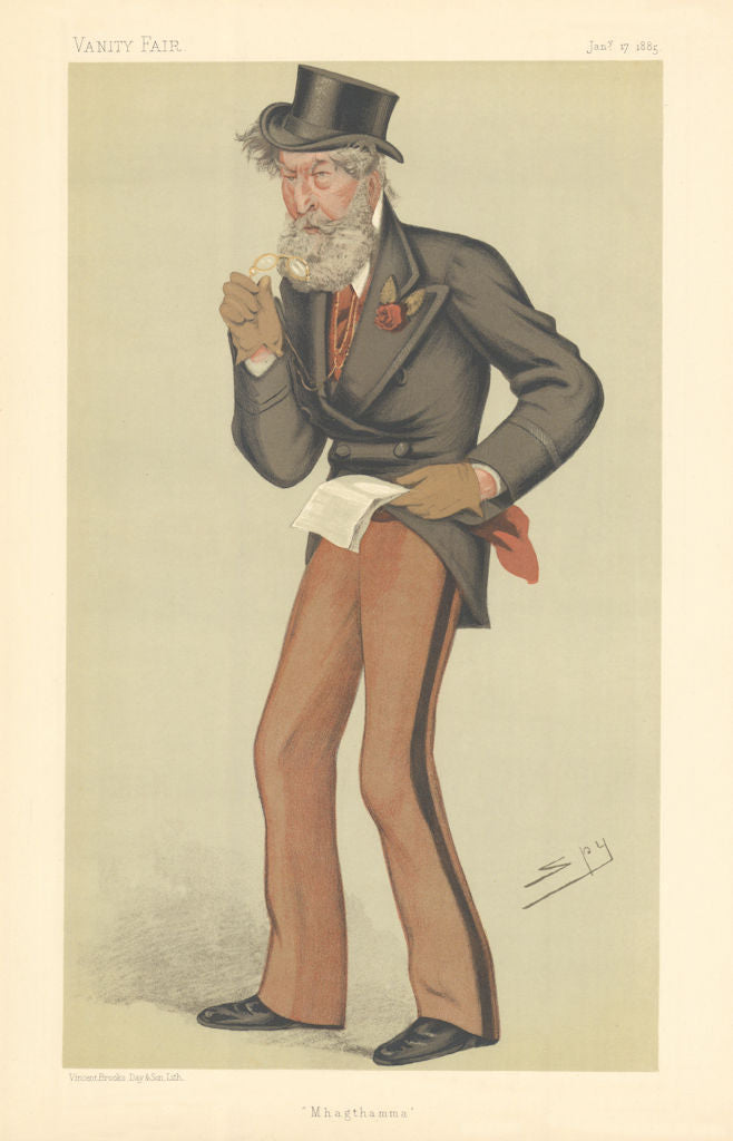 VANITY FAIR SPY CARTOON Charles James
